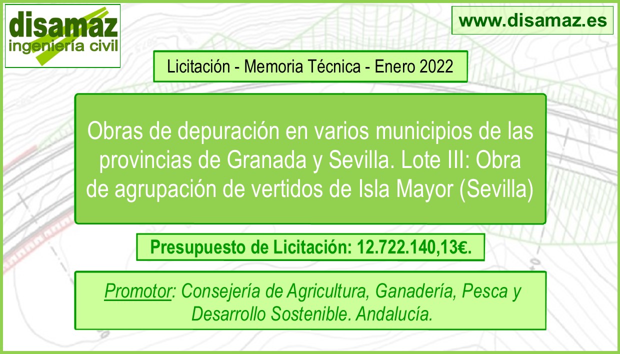 lanzadera temperatura deseable Consejería de Agricultura – Ganadería – Pesca y Desarrollo Sostenible  (Andalucía) – Disamaz Ingeniería Civil